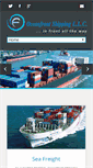Mobile Screenshot of oceanfrontshipping.com